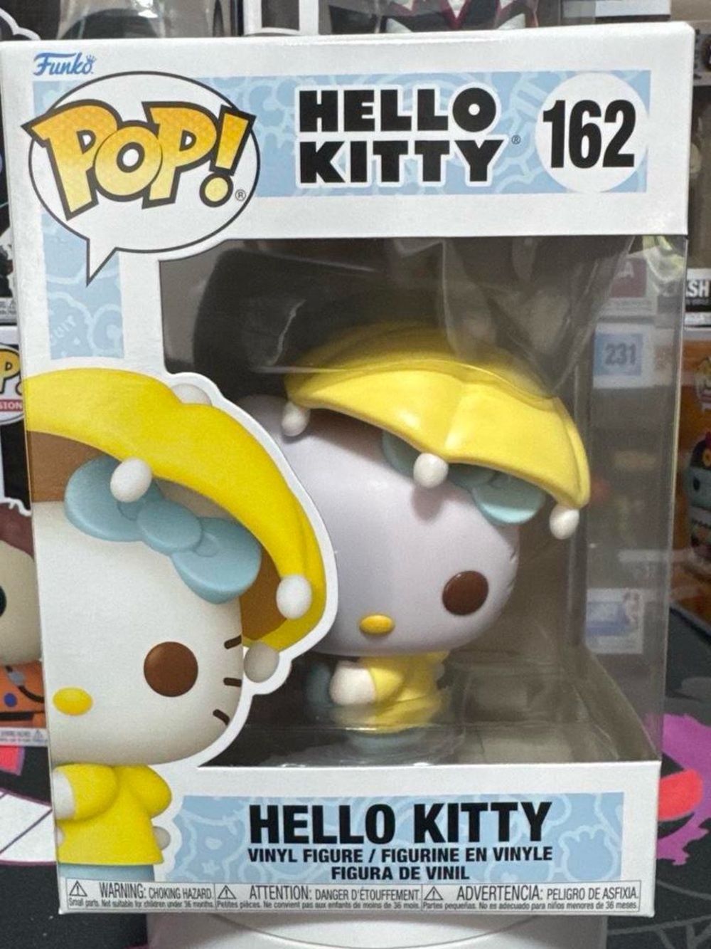 Funko Pop! Hello Kitty Yellow Umbrella Vinyl Figure